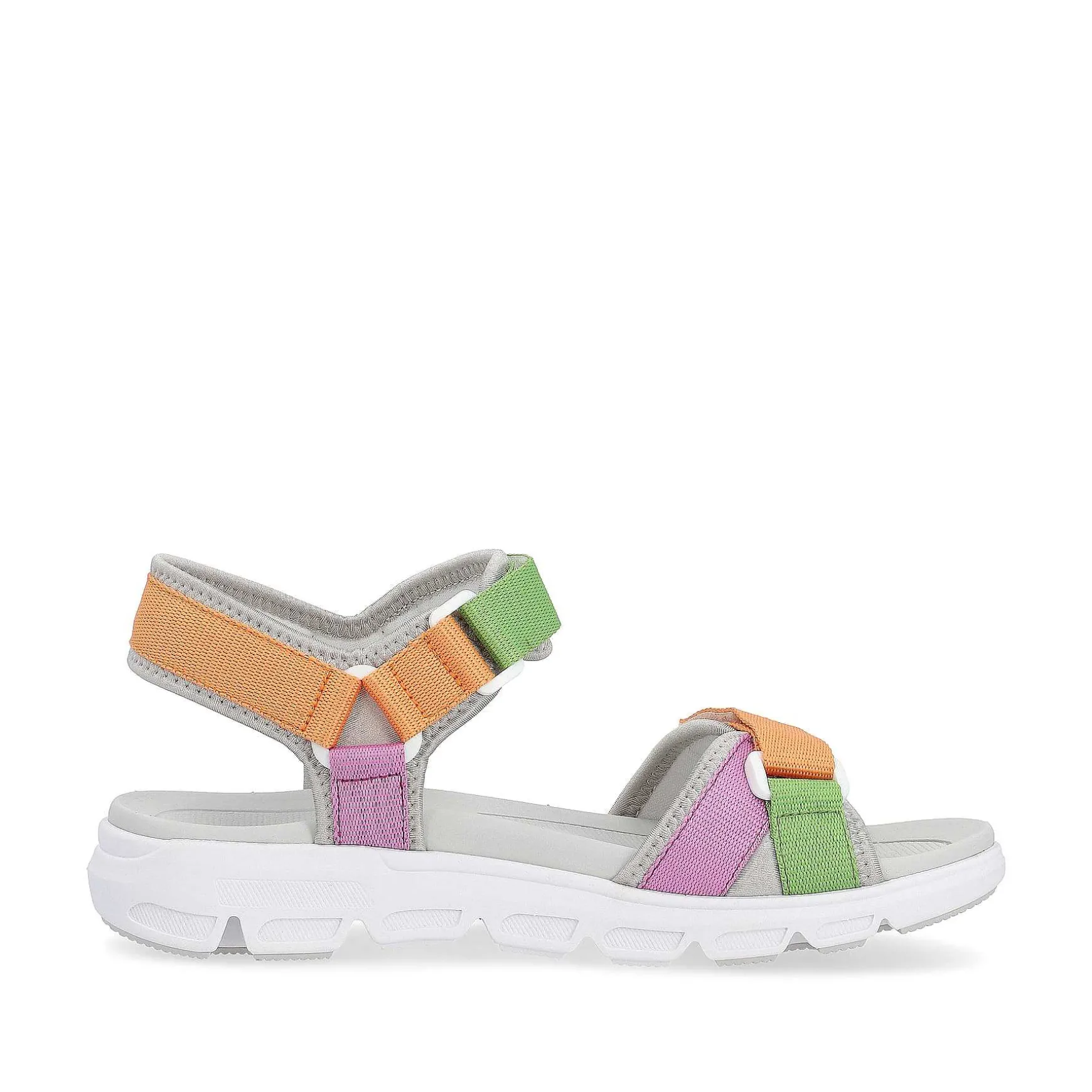 Rieker Women'S Trekking Sandals Multicolored