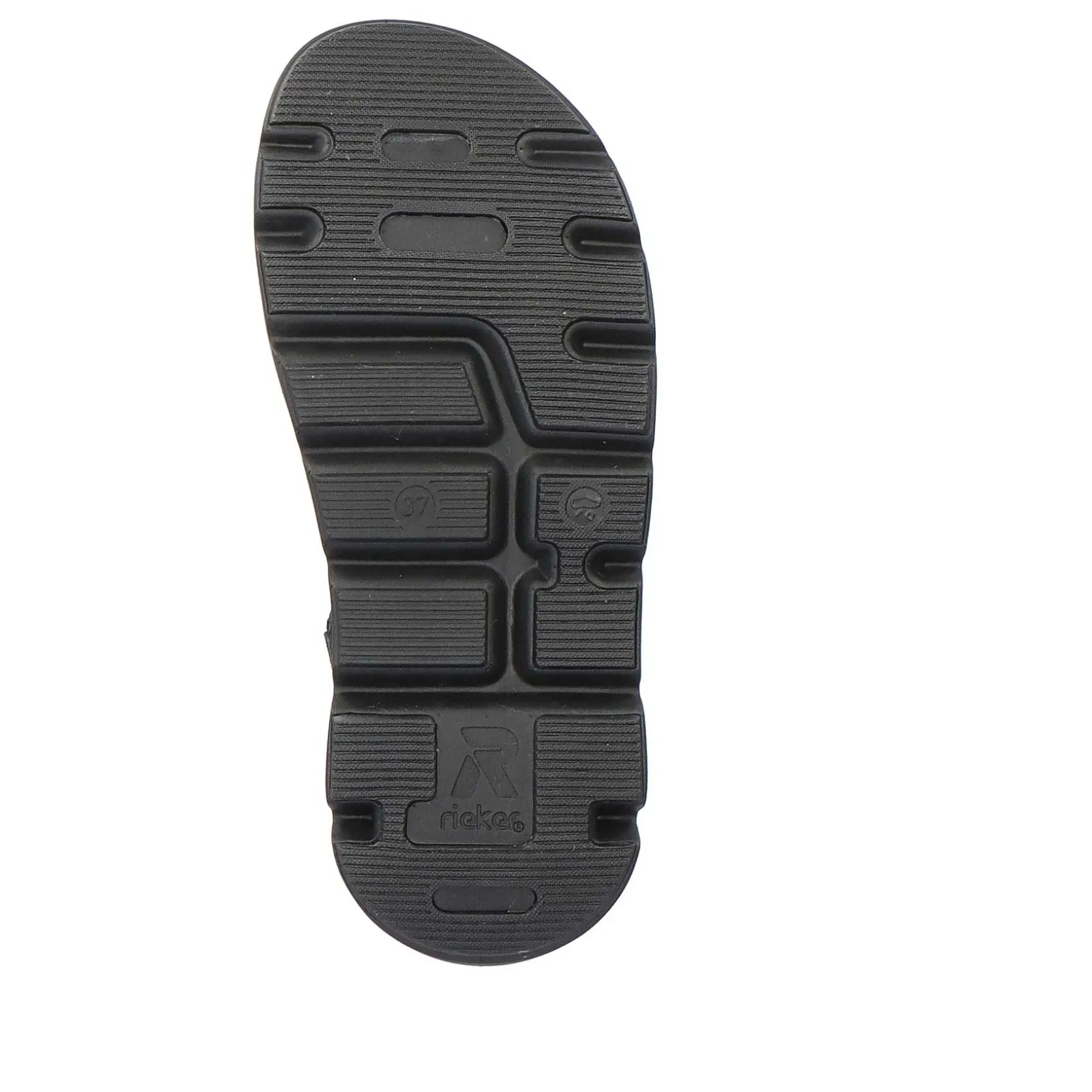 Rieker Women'S Trekking Sandals Deep Black