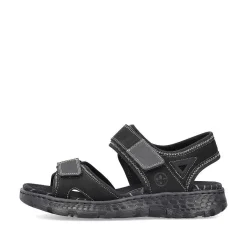 Rieker Women'S Trekking Sandals Night Black