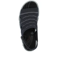 Rieker Women'S Trekking Sandals Steel Blue