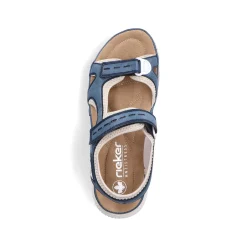 Rieker Women'S Trekking Sandals Slate Blue