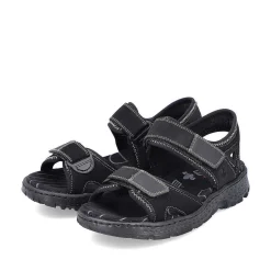 Rieker Women'S Trekking Sandals Night Black