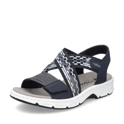 Rieker Women'S Trekking Sandals Steel Blue