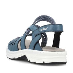 Rieker Women'S Trekking Sandals Slate Blue