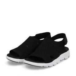 Rieker Women'S Trekking Sandals Deep Black