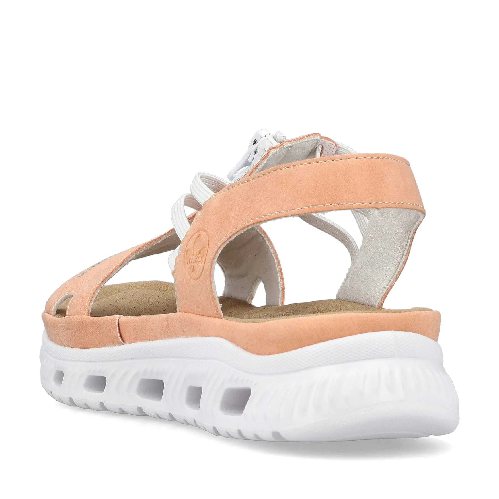 Rieker Women'S Trekking Sandals Pastel Orange