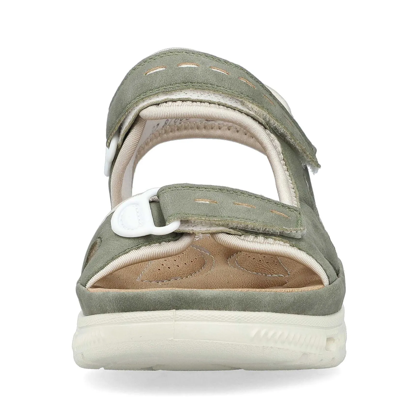 Rieker Women'S Trekking Sandals Green Grey