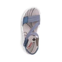 Rieker Women'S Trekking Sandals California Blue