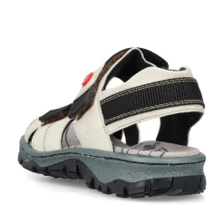 Rieker Women'S Trekking Sandals Pearl White