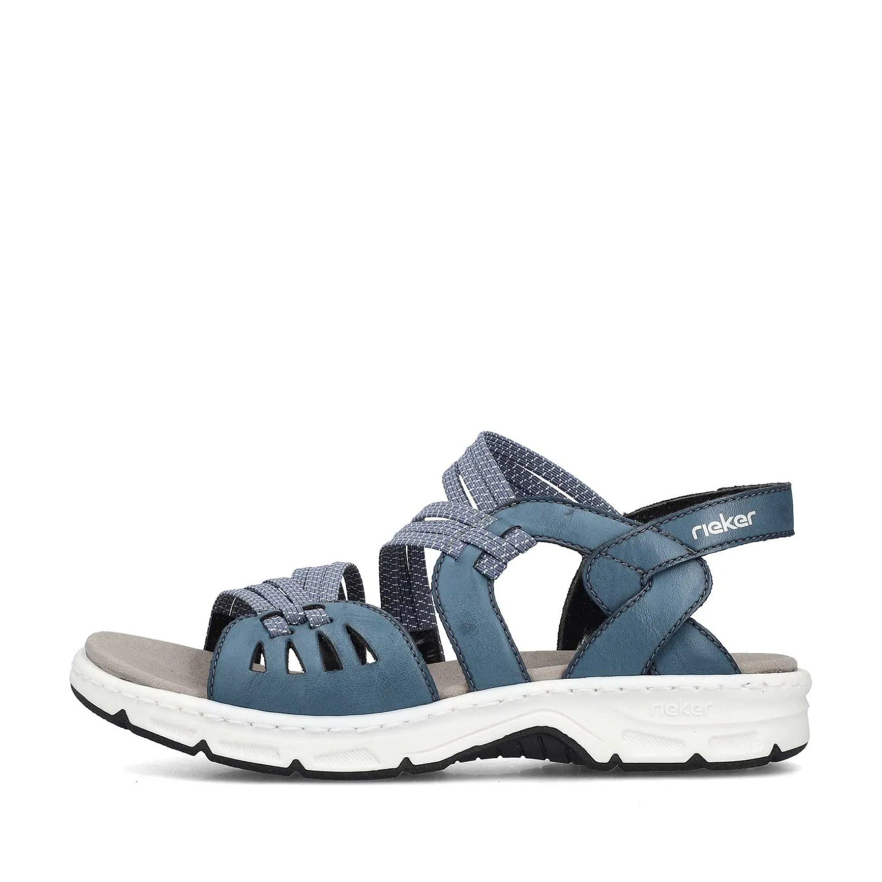 Rieker Women'S Trekking Sandals Slate Blue