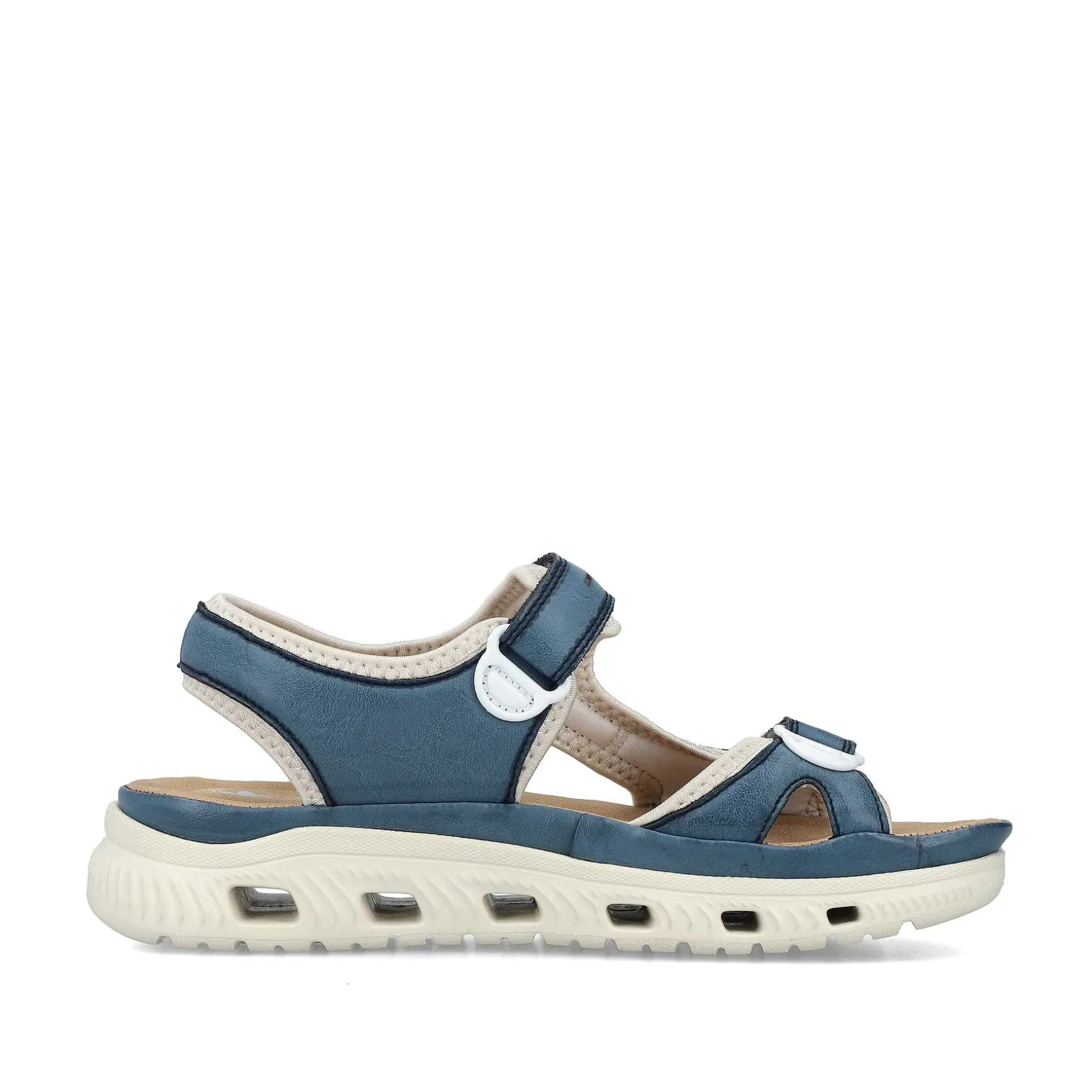 Rieker Women'S Trekking Sandals Slate Blue