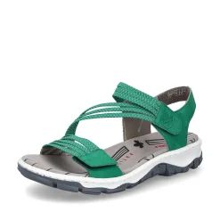 Rieker Women'S Trekking Sandals Grass Green