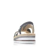 Rieker Women'S Wedge Sandals Pacific Blue