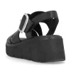 Rieker Women'S Wedge Sandals Noir