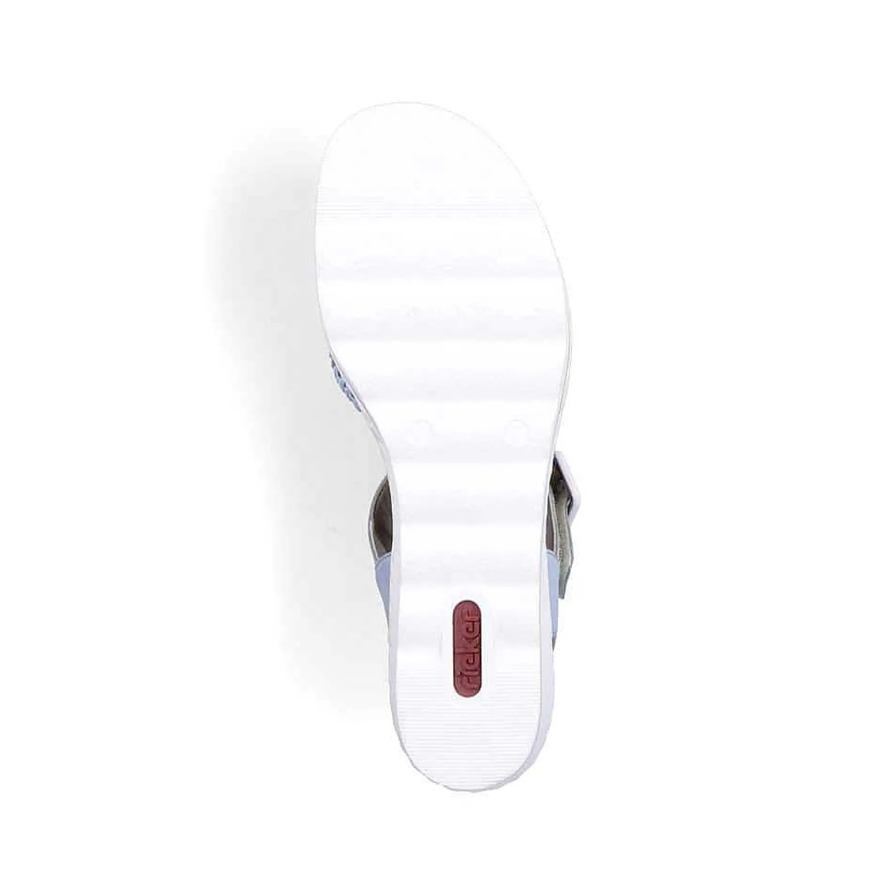 Rieker Women'S Wedge Sandals Sky Blue