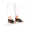 Rieker Women'S Wedge Sandals Night Black