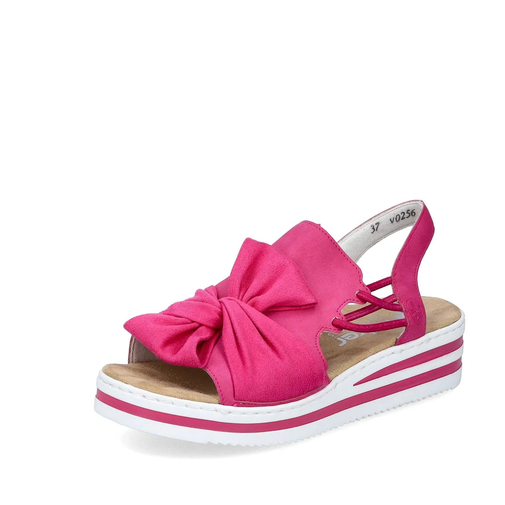 Rieker Women'S Wedge Sandals, Blood Pink